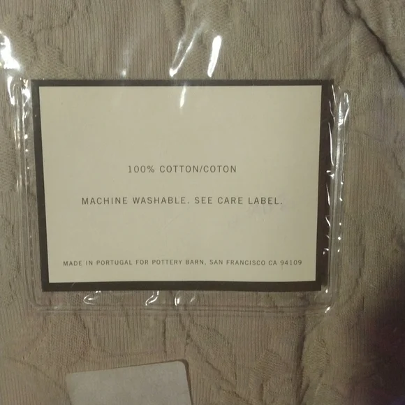 pottery Barn Chloe madelise coverlet full / Queen NWT - Picture 5 of 5